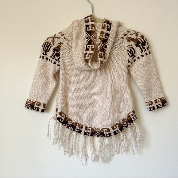 Baby Knit Sweater Poncho Size 3-6M - Picture 2 of 2